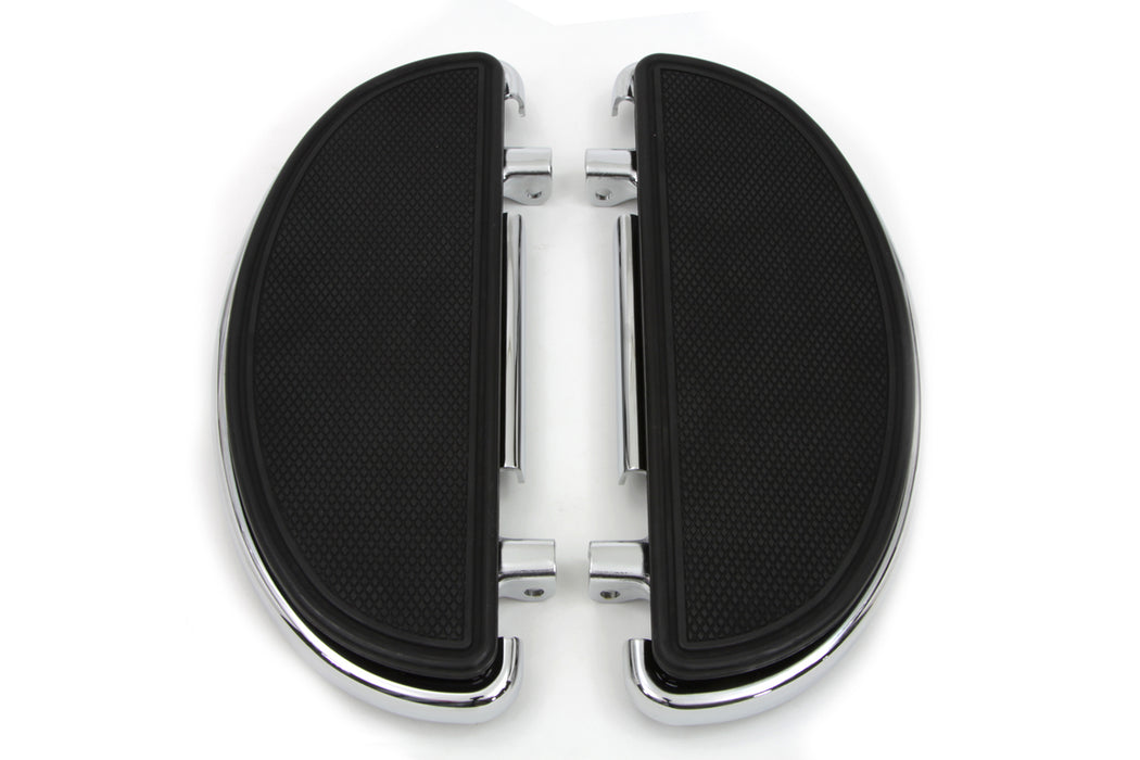 Chrome Driver Half Moon Footboard Set 1986 / UP FLST 1980 / UP FLT