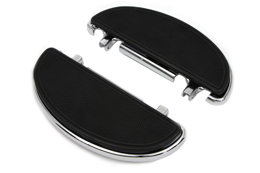 Chrome Driver Half Moon Footboard Set 1986 / UP FLST 1980 / UP FLT