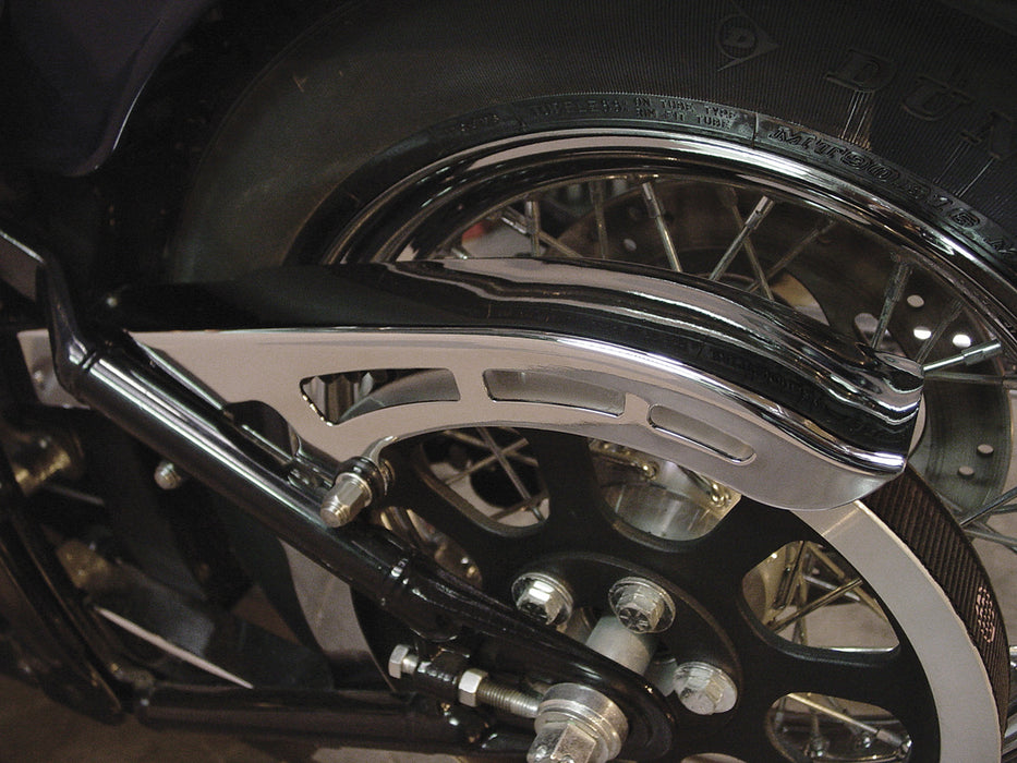 Chrome Rear Belt Guard Upper 2000 / 2006 FLST 2000 / 2006 FXST