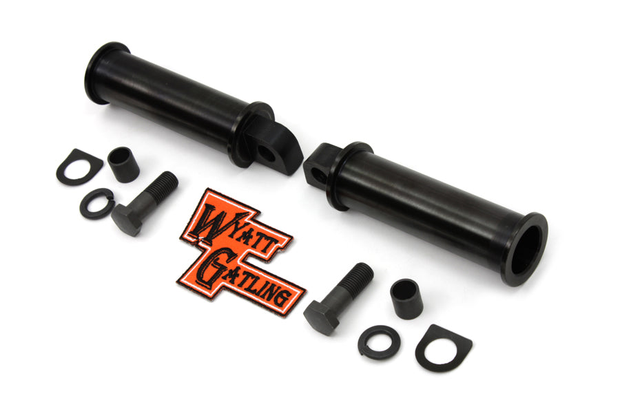 Parkerized Combat Shooter Style Footpeg Set 0 /  All models with female mounting block