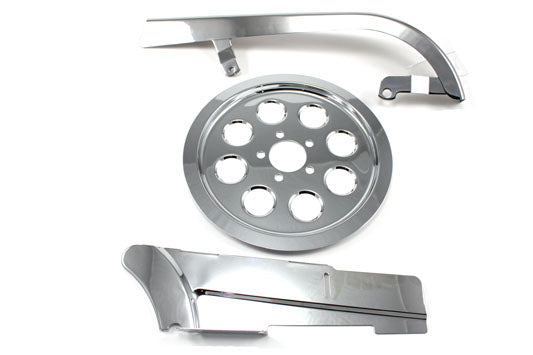 Chrome Belt Guard Kit 2000 / 2005 FXD
