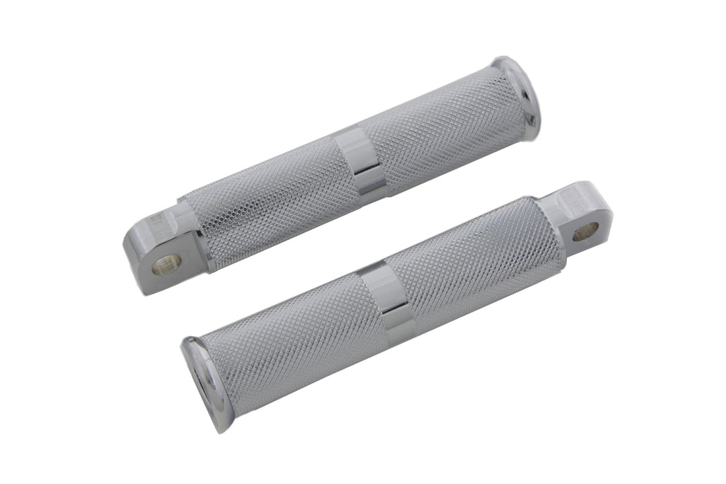 Chrome Hollow Knurled Footpeg Set 0 /  All models with female mounting block