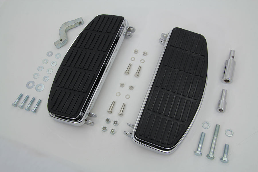 Driver 'D' Shape Footboard Set Chrome 1940 / 1984 FL 1940 / 1946 U 1940 / 1952 W 1941 / 1972 G