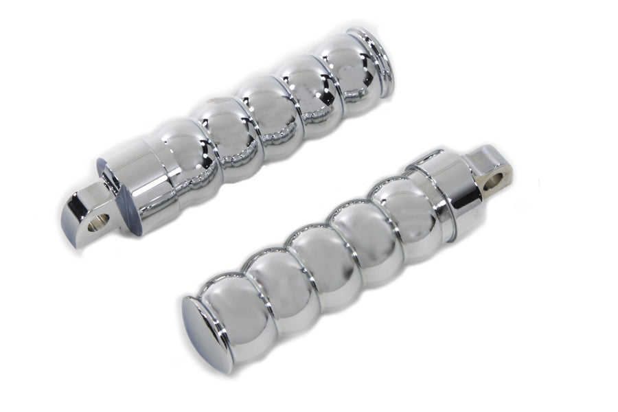 Chrome Hourglass Style Footpeg Set 1986 / UP FXST