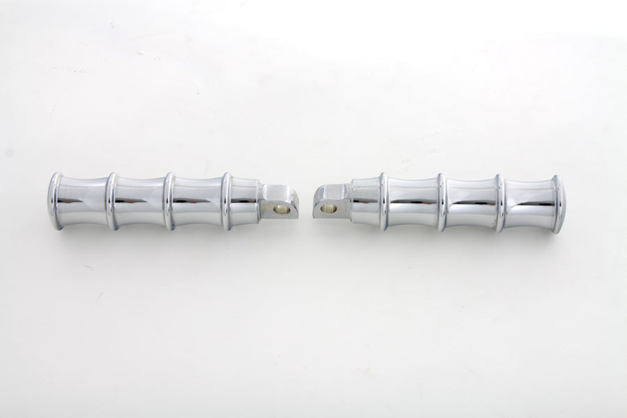 Chrome Tribal Style Footpeg Set 1986 / UP FXST