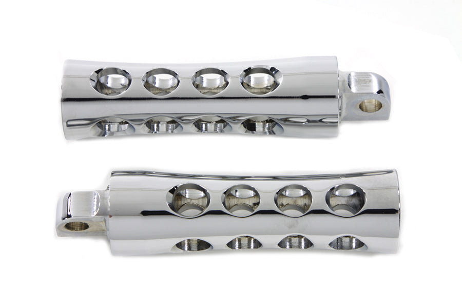 Chrome Concave Style Footpeg Set 1986 / UP FXST