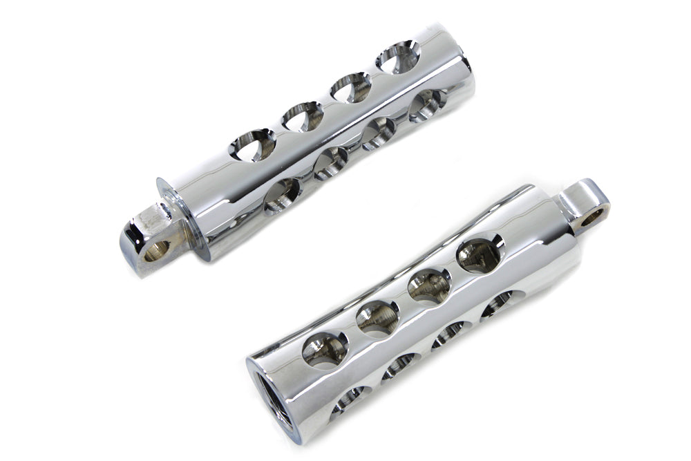 Chrome Concave Style Footpeg Set 1986 / UP FXST