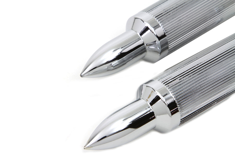 Chrome Bullet Style AK-47 Footpeg Set 1986 / UP FXST