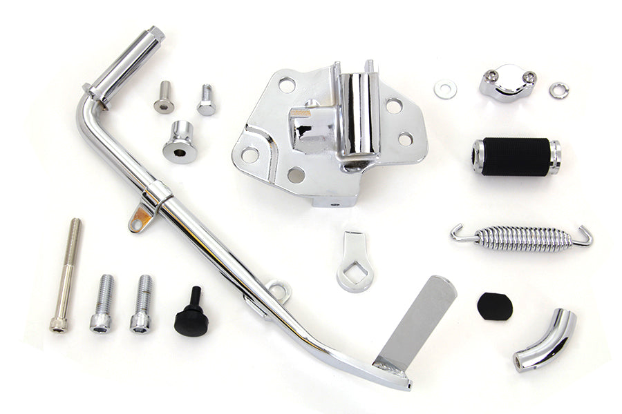 Chrome Jiffy Kickstand Kit 2009 / 2016 FLT
