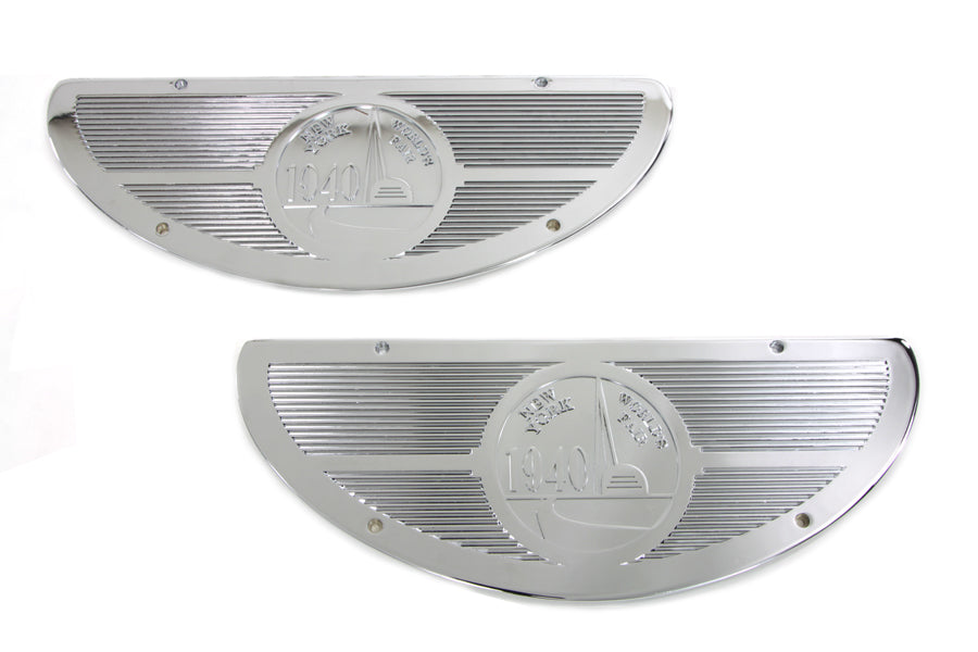 Chrome Driver Half Moon Footboard Kit 1941 / 1980 FL 1936 / 1973 G 1936 / 1952 W