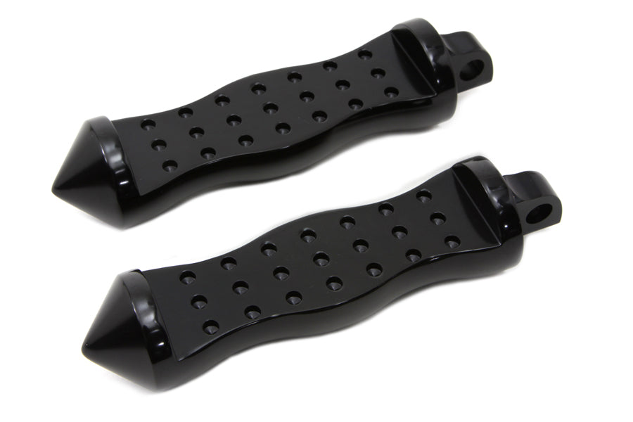 Black Form Factor Footpeg Set Druid Style 0 /  All models with female mounting block