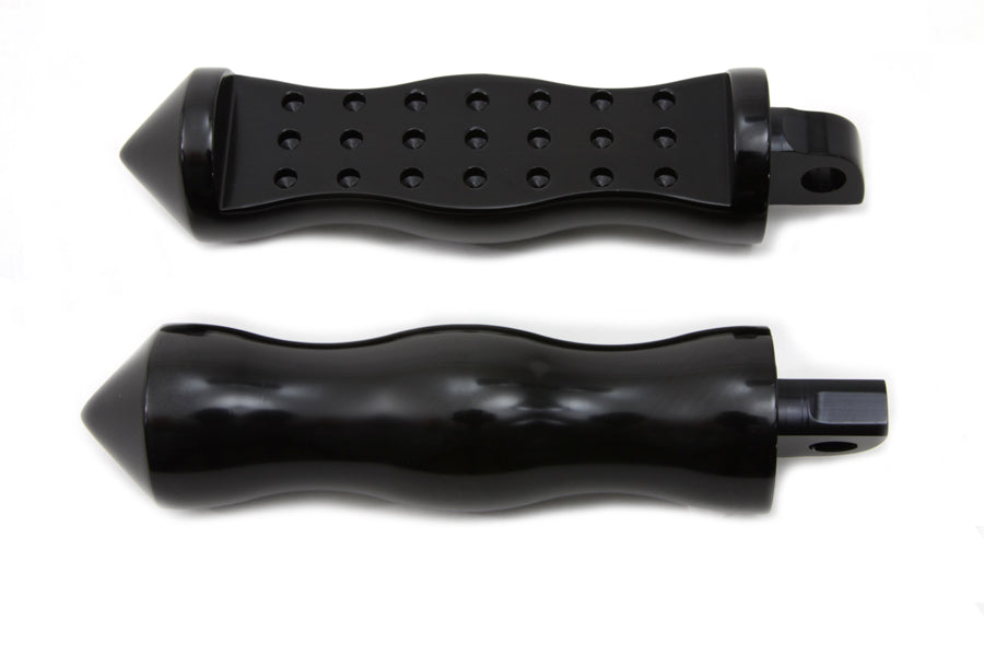 Black Form Factor Footpeg Set Druid Style 0 /  All models with female mounting block