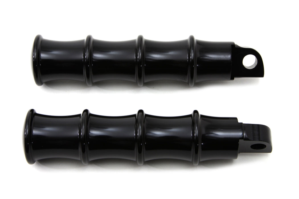 Black Tribal Style Footpeg Set 1986 / UP FXST