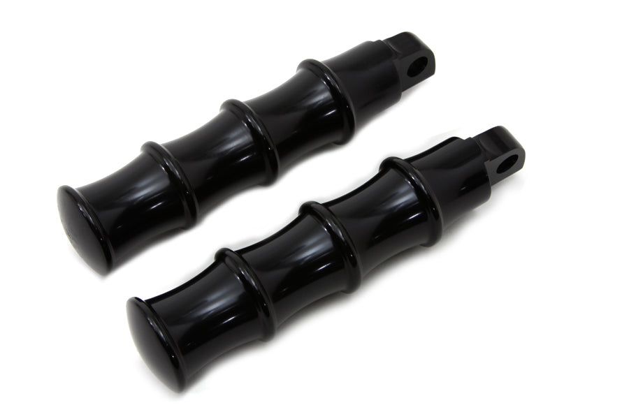 Black Tribal Style Footpeg Set 1986 / UP FXST