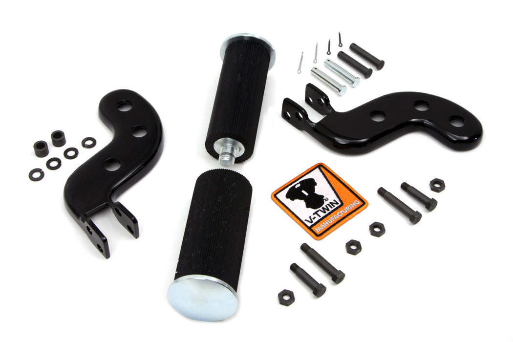 Buddy Seat Footpeg Set Black 1941 / 1964 FL 1940 / 1952 EL