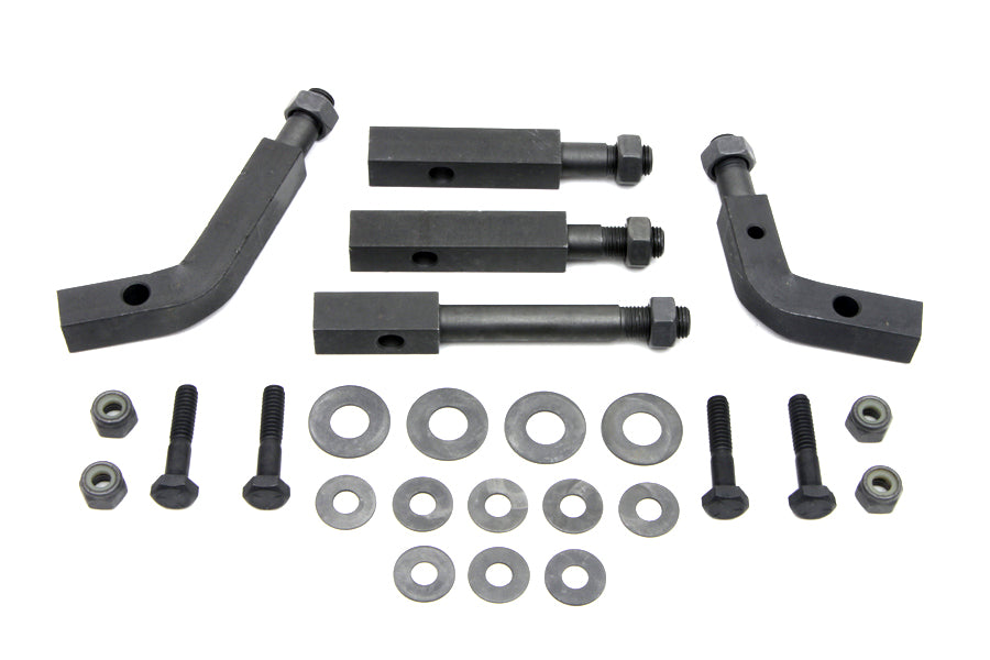 Footboard Mount Bracket Kit Parkerized 1936 / 1948 EL 1941 / 1964 FL 1936 / 1940 UL