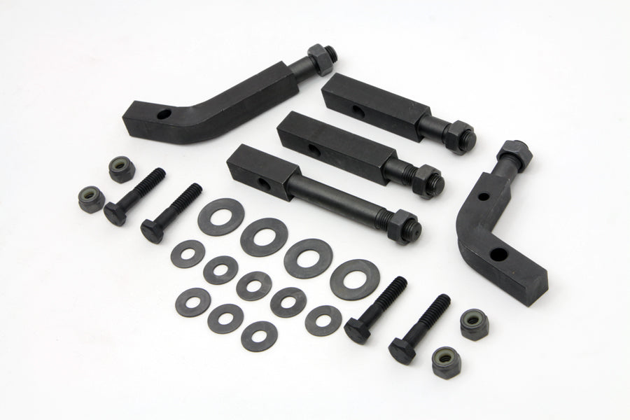 Footboard Mount Bracket Kit Parkerized 1936 / 1948 EL 1941 / 1964 FL 1936 / 1940 UL