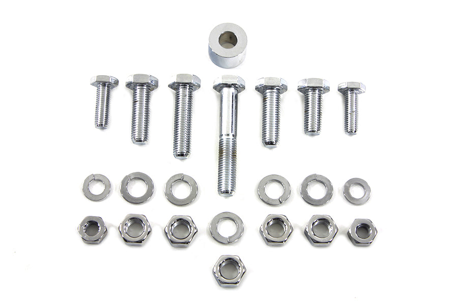 Exhaust System Mounting Bolt Kit Chrome 1936 / 1952 EL 1941 / 1957 FL