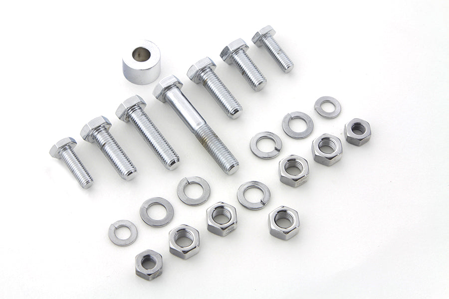 Exhaust System Mounting Bolt Kit Chrome 1936 / 1952 EL 1941 / 1957 FL