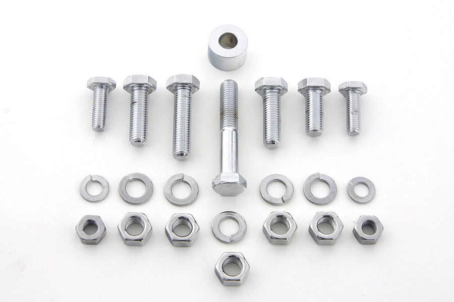 Exhaust System Mounting Bolt Kit Chrome 1936 / 1952 EL 1941 / 1957 FL