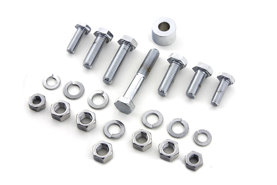 Exhaust System Mounting Bolt Kit Chrome 1936 / 1952 EL 1941 / 1957 FL