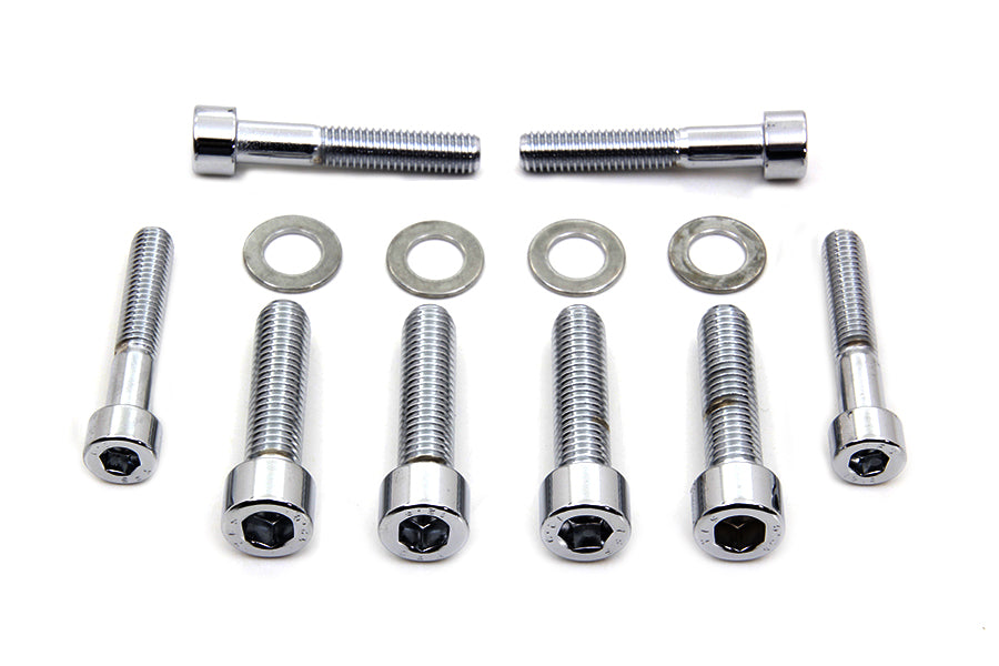 Allen Mount Kit for Front Brake Caliper Chrome 2008 / UP FXST 2008 / UP FLST 2008 / UP FLT 2008 / 2017 FXD