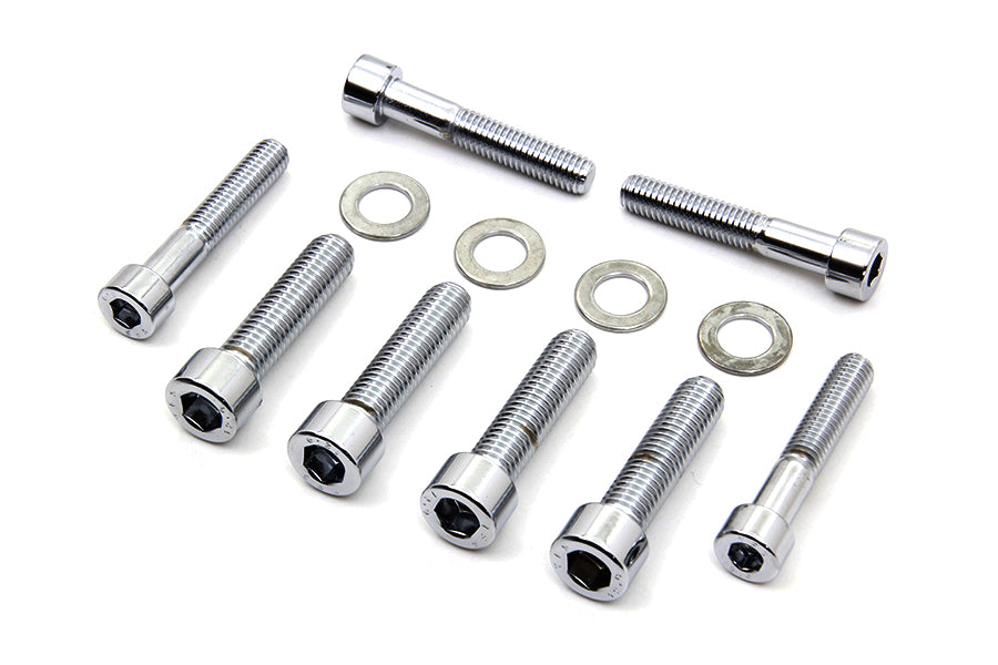 Allen Mount Kit for Front Brake Caliper Chrome 2008 / UP FXST 2008 / UP FLST 2008 / UP FLT 2008 / 2017 FXD