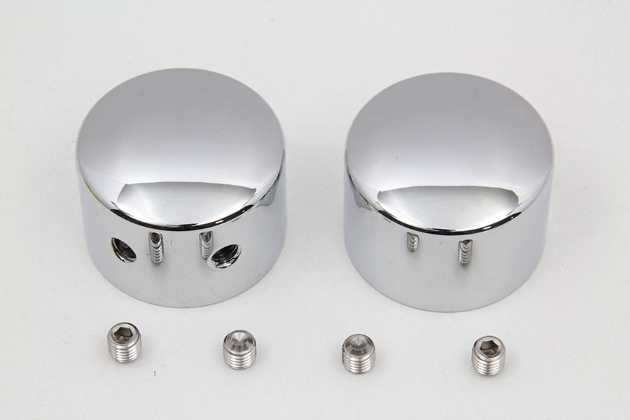 Swingarm Dome Cover Set Chrome 2008 / UP FXST