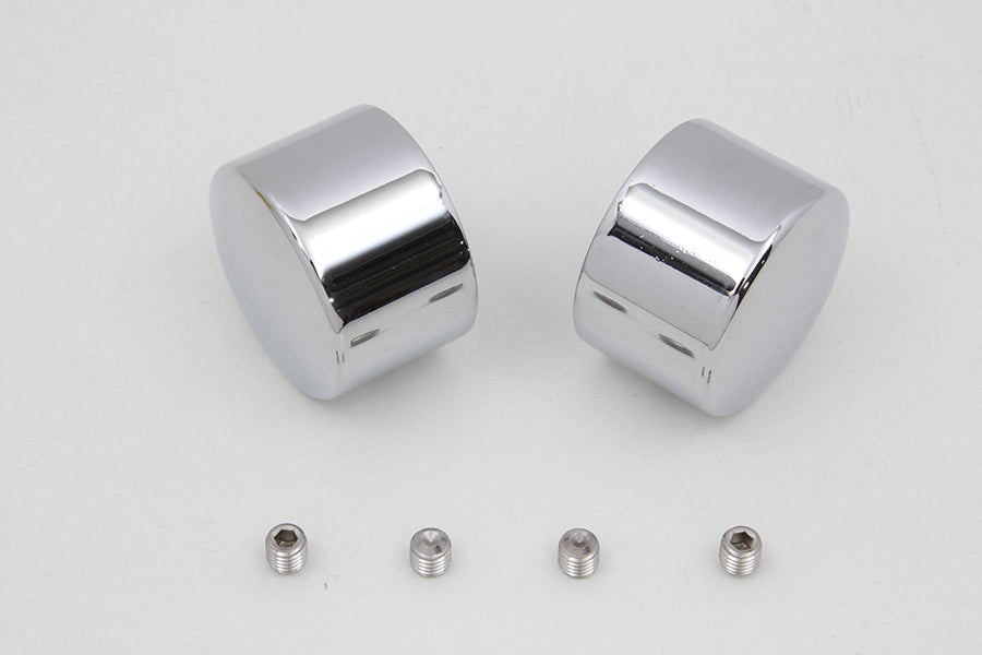 Swingarm Dome Cover Set Chrome 2008 / UP FXST