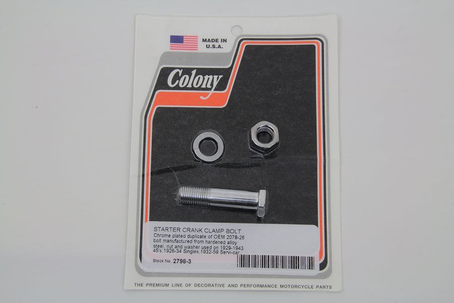 Kick Starter Crank Clamp Bolt 1932 / 1959 G