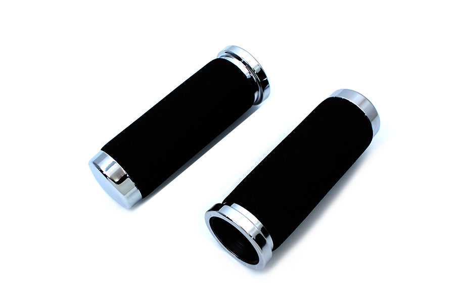 Foam Style Grip Set with Smooth End Caps 1974 / 1984 FL 1974 / 1984 FX 1974 / UP XL 1984 / UP FXST 1986 / UP FLST 1982 / 1994 FXR 1982 / 1994 FXR 1991 / 2017 FXD 1979 / 2007 FLT 1979 / 2007 FLT