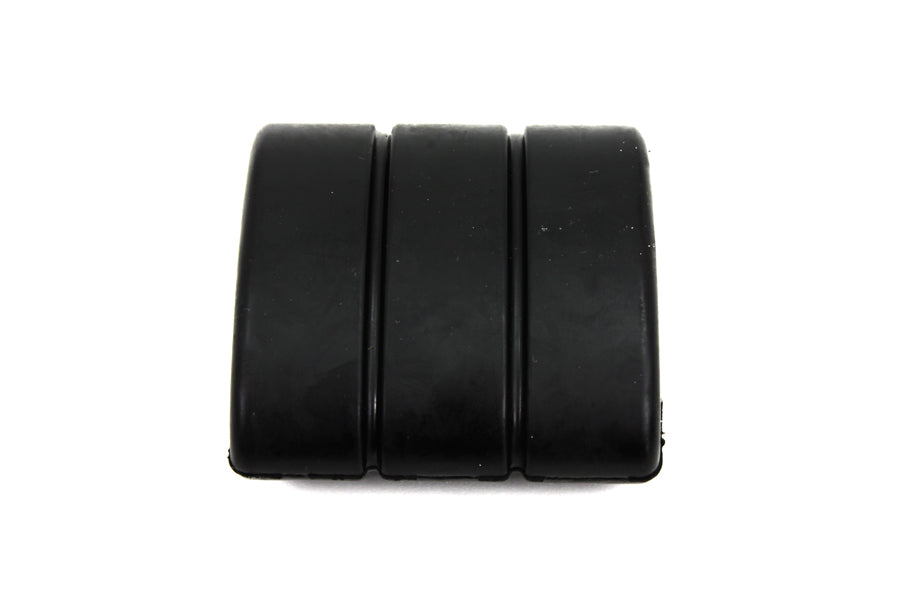 Black Rubber Brake Pedal Pad With FLH Logo 1936 / 1940 EL 1941 / 1984 FL