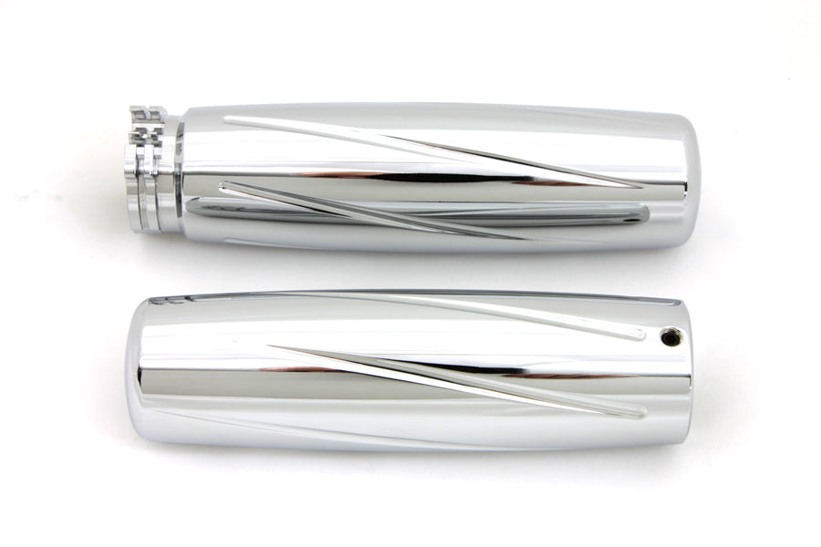Billet Spiral Style Grip Set 1982 / 1984 FL 1982 / 1984 FX 1982 / UP XL 1984 / 2015 FXST 1986 / 2015 FLST 1982 / 1994 FXR 1982 / 1994 FXR 1991 / 2017 FXD 1982 / 2007 FLT 1982 / 2007 FLT