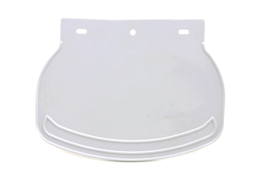 Mud Flap Rubber White Plain 0 /  All models for front and rear fenders0 /  All models for front and rear fenders