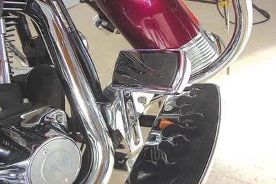 Brake Pedal Pad Flame Style 1980 / UP FLT 1980 / UP FLT