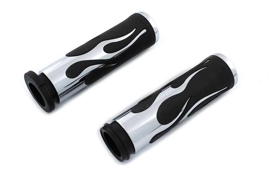 Flame Style Throttle By Wire Grip Set 2008 / UP FLT with throttle by wire2016 / UP FLST 2016 / UP FXST