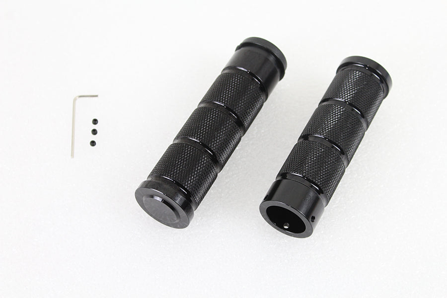 Black Retro Throttle by Wire Grip Set 2008 / UP FLT 2016 / UP FLST 2016 / UP FXST