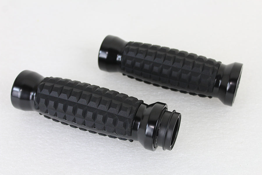 Alligator Style Grip Set Black 1996 / 2015 FXST 1996 / 2015 FLST 1996 / 2017 FXD 1996 / UP XL 1996 / 2007 FLT