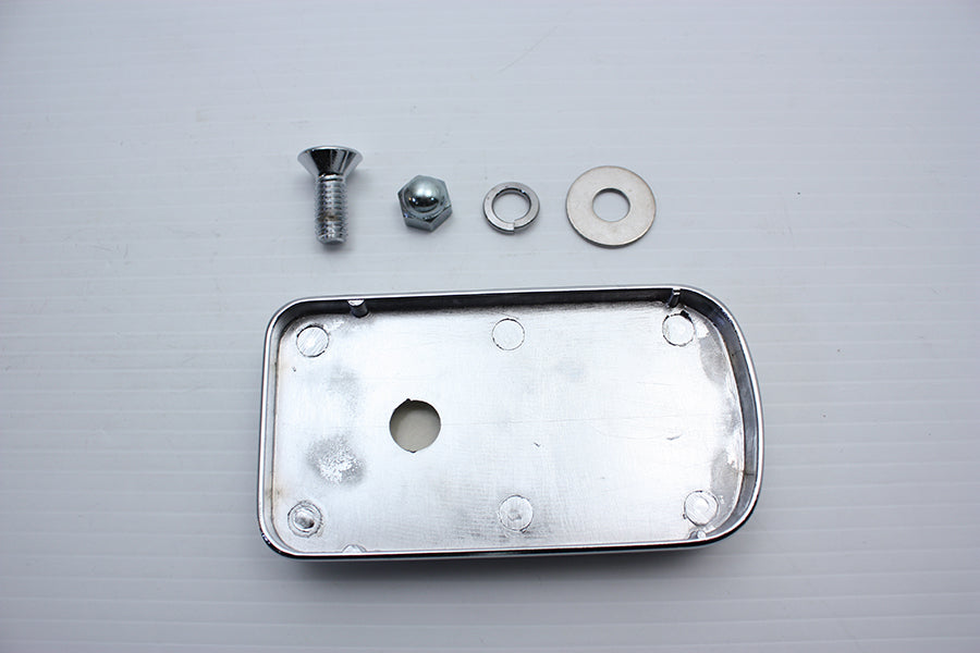 Brake Pedal Pad Chrome 1980 / UP FLT 1980 / UP FLT