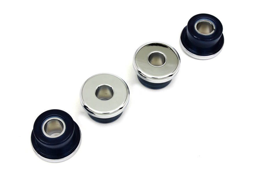 Chrome Handlebar Damper Bushing 1973 / 2003 XL 1973 / 1984 FX 1973 / 1984 FL 1991 / 2017 FXD 1984 / 2017 FXST 1986 / 2017 FLST 1982 / 1994 FXR 1982 / 1994 FXR