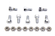 Load image into Gallery viewer, Rear Brake Drum Bolt and Nut Kit Chrome 1952 / 1956 K 1957 / 1965 XL