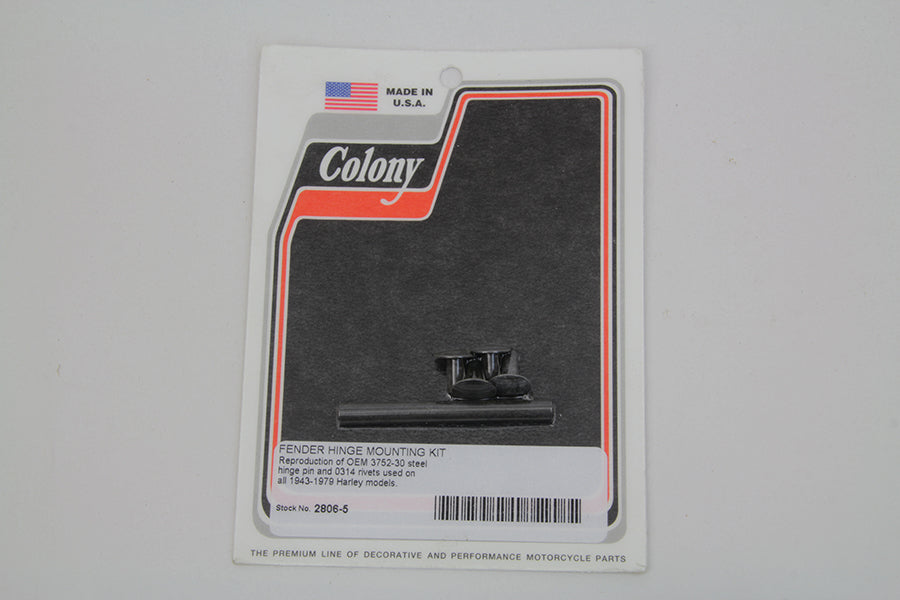 Rear Fender Hinge Pin and Rivet Kit 1971 / 1979 FX 1943 / 1952 W 1952 / 1956 K 1943 / 1979 FL 1957 / 1979 XL