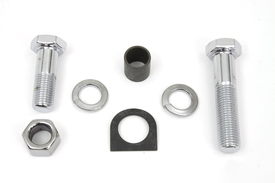 Chrome Starter Crank and Kick Starter Pedal Mounting Kit 1941 / 1967 FL 1941 / 1967 FLH