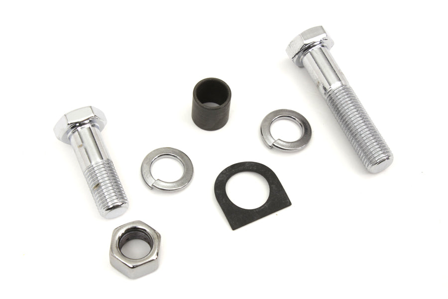 Chrome Starter Crank and Kick Starter Pedal Mounting Kit 1941 / 1967 FL 1941 / 1967 FLH