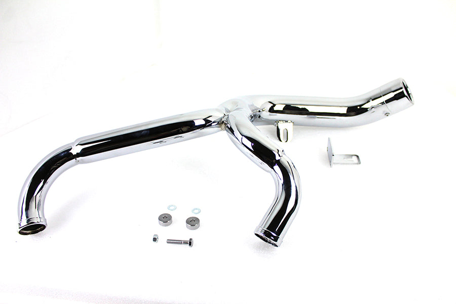 FLT 2:1 Lake Style Exhaust System Chrome 1995 / 2006 FLT