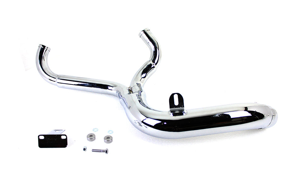 FLT 2:1 Lake Style Exhaust System Chrome 1995 / 2006 FLT