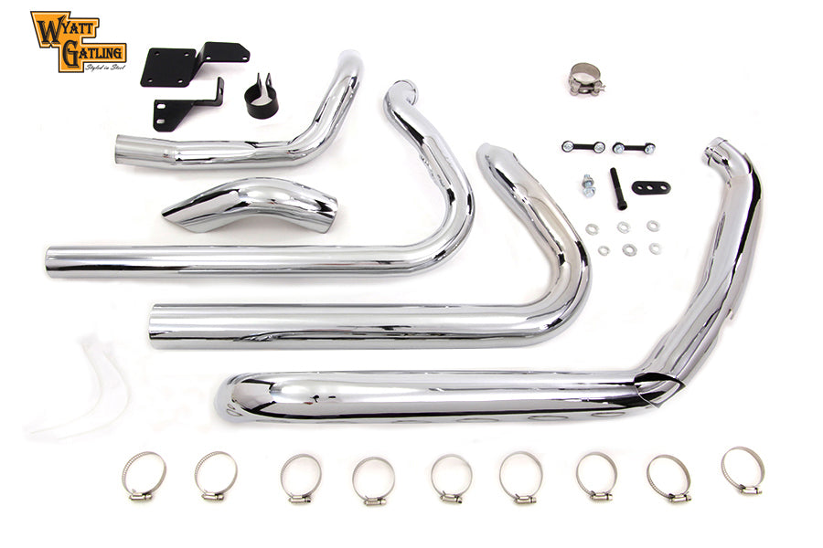 Wyatt Gatling Dresser True Dual Exhaust Set 2010 / 2016 FLT