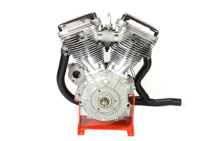 2 into 1 Black Exhaust Pipe Header Set 1948 / 1957 FL