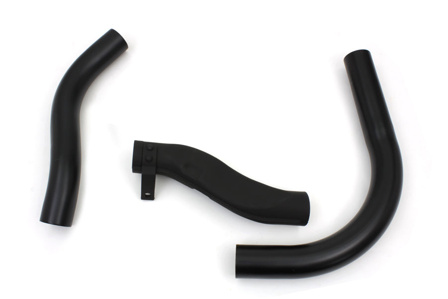 Knucklehead Exhaust Header Set Black 1936 / 1940 EL 1941 / 1947 FL