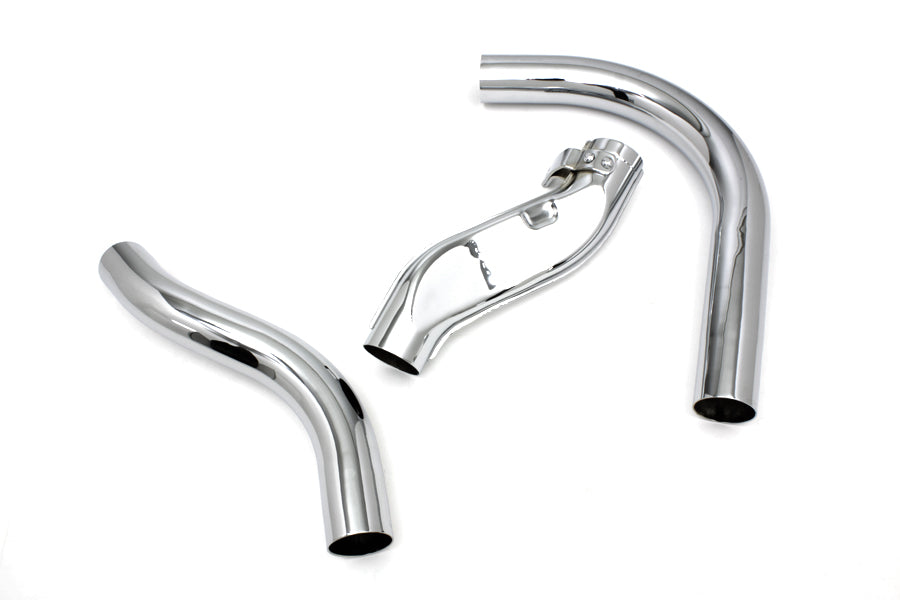 Knucklehead Exhaust Header Set Chrome 1936 / 1940 EL 1941 / 1947 FL